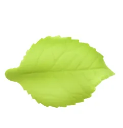 HOJA OVALADA VERDE DE AZÚCAR 4CM PZ.100