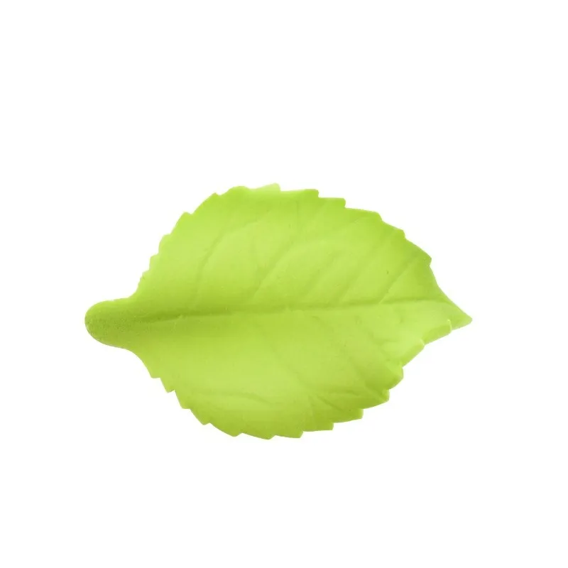 Foglia Ovata Verde in Zucchero 4 cm - 100 pz Foglia Ovata Verde in Zucchero 4 cm - 100 pz