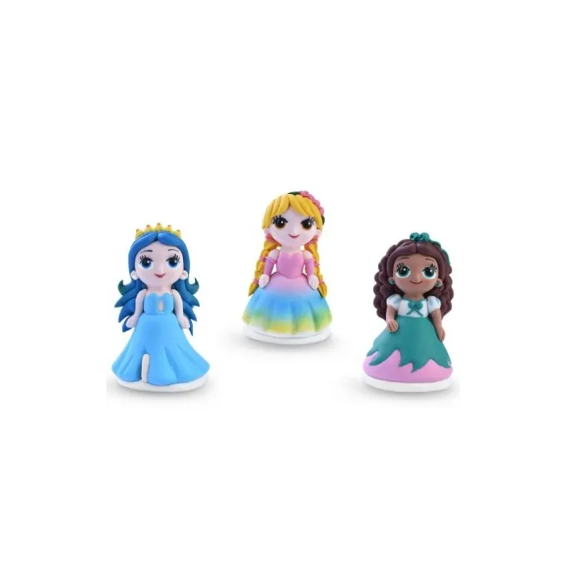 Les princesses enchantées en sucre, 6,5 cm de haut Les princesses enchantées en sucre, 6,5 cm de haut