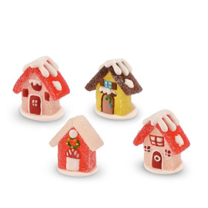 WEIHNACHTSHÄUSER IN 3D AUS GELATINE UND ZUCKER
