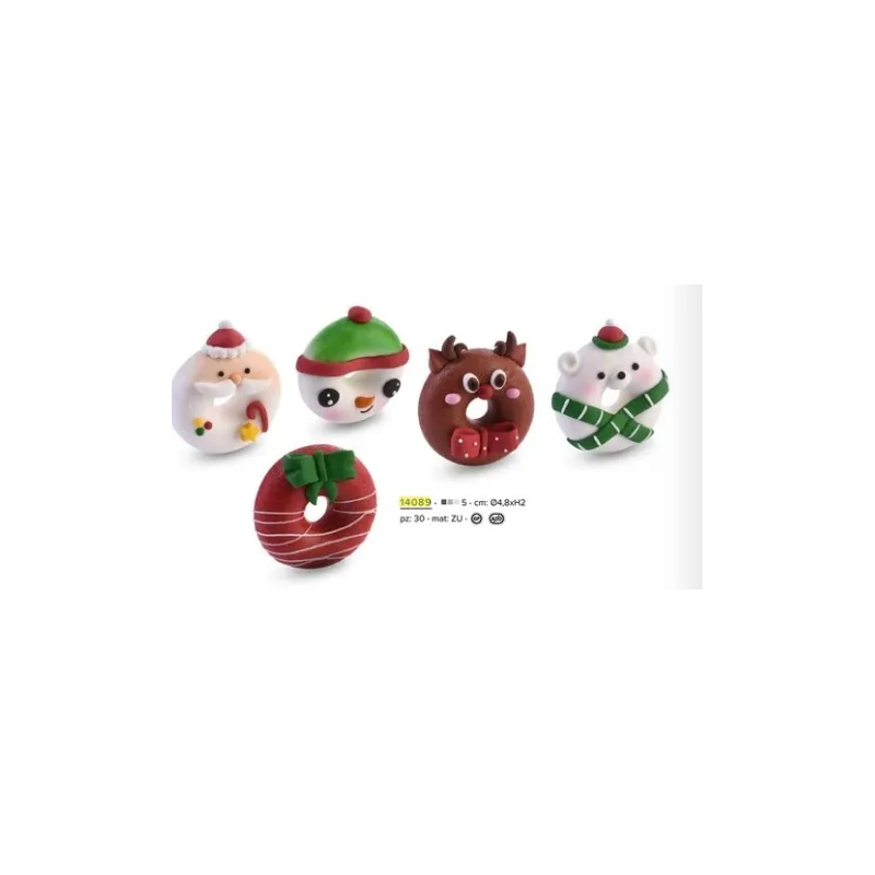 Rosquillas navideñas de azúcar: adornos para tartas Rosquillas navideñas de azúcar: adornos para tartas