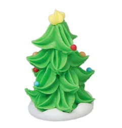 4 cm 3D Sugar Pine for Christmas Decorations