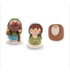 Presepe di Zucchero da 3 pezzi in 3d