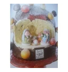 Komplette Zuckerkrippe