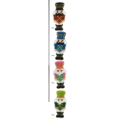 Christmas Sugar Nutcracker, 6.5 cm tall
