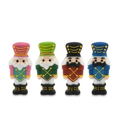Natale Schiaccianoci in zucchero h.6.5cm