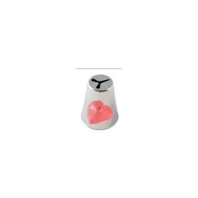 Heart-opening piping nozzle