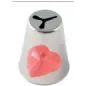 Heart-shaped piping nozzle Heart-shaped piping nozzle