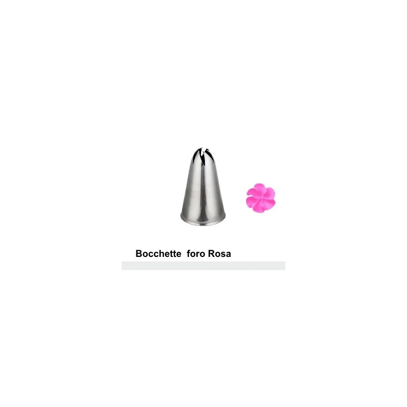 Edelstahl-Spritzdüse für Spritzbeutel mit rosa Loch zur Tortendekoration Edelstahl-Spritzdüse für Spritzbeutel mit rosa Loch zur Tortendekoration