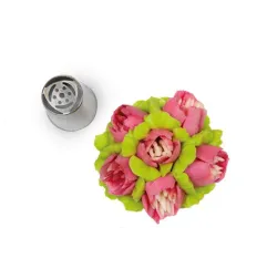 Bocchetta Inox per Sac a Poche Fiore Completo