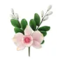 Ramo Orchidea Rosa con Foglia in Pastigliaggio L20,5xH20 Ramo Orchidea Rosa con Foglia in Pastigliaggio L20,5xH20
