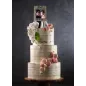 Cake Topper sposini in cornice Cake Topper sposini in cornice