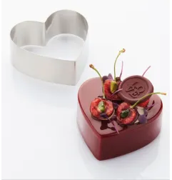 Anello Cuore Inox per torte