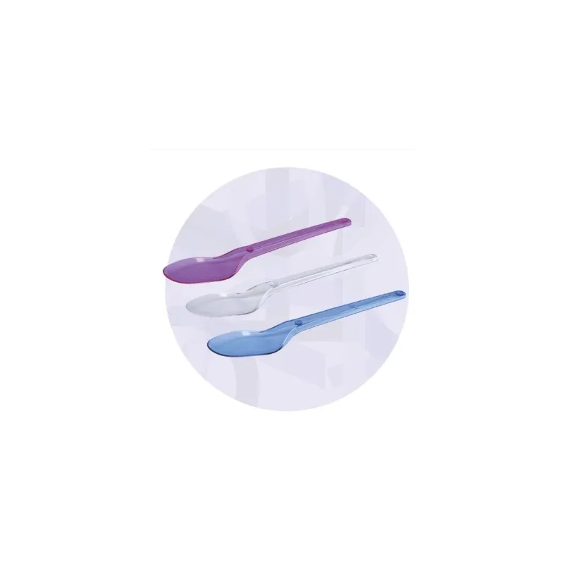 Cuillères à glace réutilisables colorées, 13 cm, 1 kg (environ 625 pièces) Cuillères à glace réutilisables colorées, 13 cm, 1 kg (environ 625 pièces)