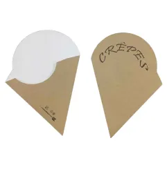 Cartoncini Porta Crepes 1/8 avana