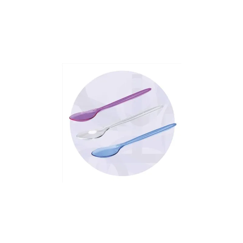 Cuillères à granité réutilisables colorées, 19 cm, 1 kg (environ 240 pièces) Cuillères à granité réutilisables colorées, 19 cm, 1 kg (environ 240 pièces)