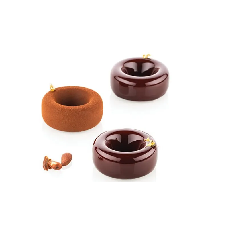 Silikonform „Oblio“ von Silikomart, 6er-Set, Ø 75 mm, H 30 mm Silikonform „Oblio“ von Silikomart, 6er-Set, Ø 75 mm, H 30 mm