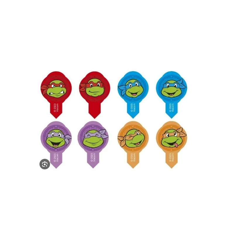 Decoshape Ninja-Schildkröten – 600 dekorative Plättchen für Eis und Süßspeisen Decoshape Ninja-Schildkröten – 600 dekorative Plättchen für Eis und Süßspeisen
