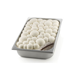 Vaschetta gelato decorata con Silikomart Kit Bubble Gel