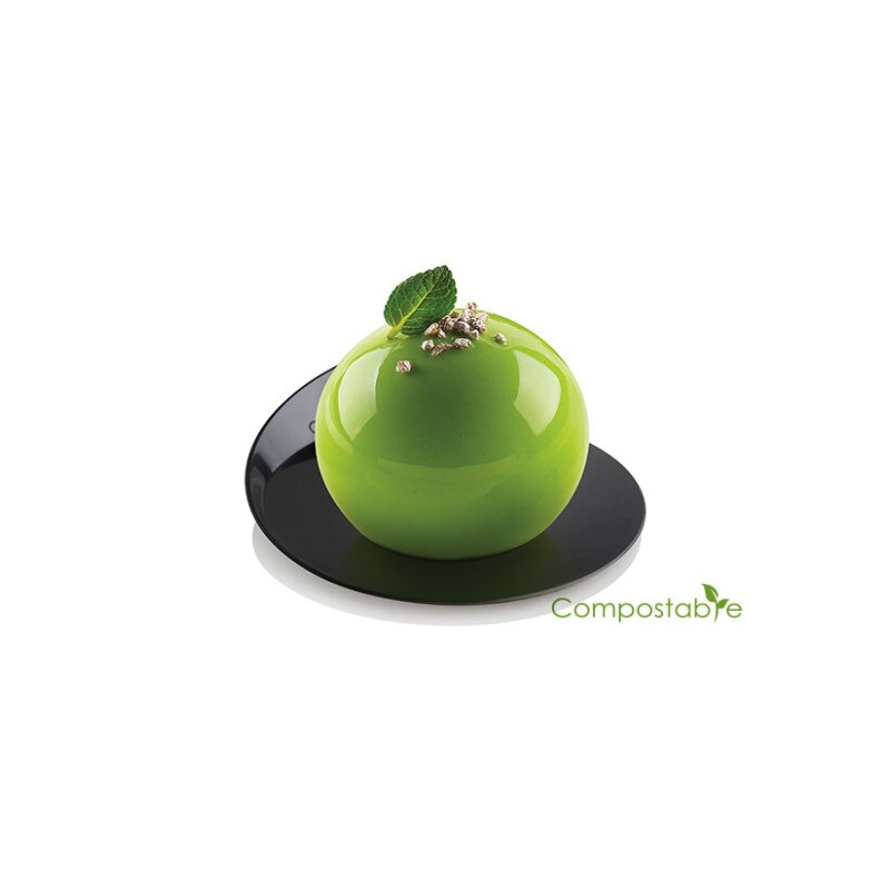 Silikomart vassoi compostabili rotondi neri Ø 8,6 cm – 100 pz Silikomart vassoi compostabili rotondi neri Ø 8,6 cm – 100 pz