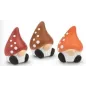 3D-Zucker-Pilzelfen für Weihnachtsdekorationen 3D-Zucker-Pilzelfen für Weihnachtsdekorationen
