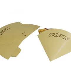 Porta crepes 1/4 crema steso e montato