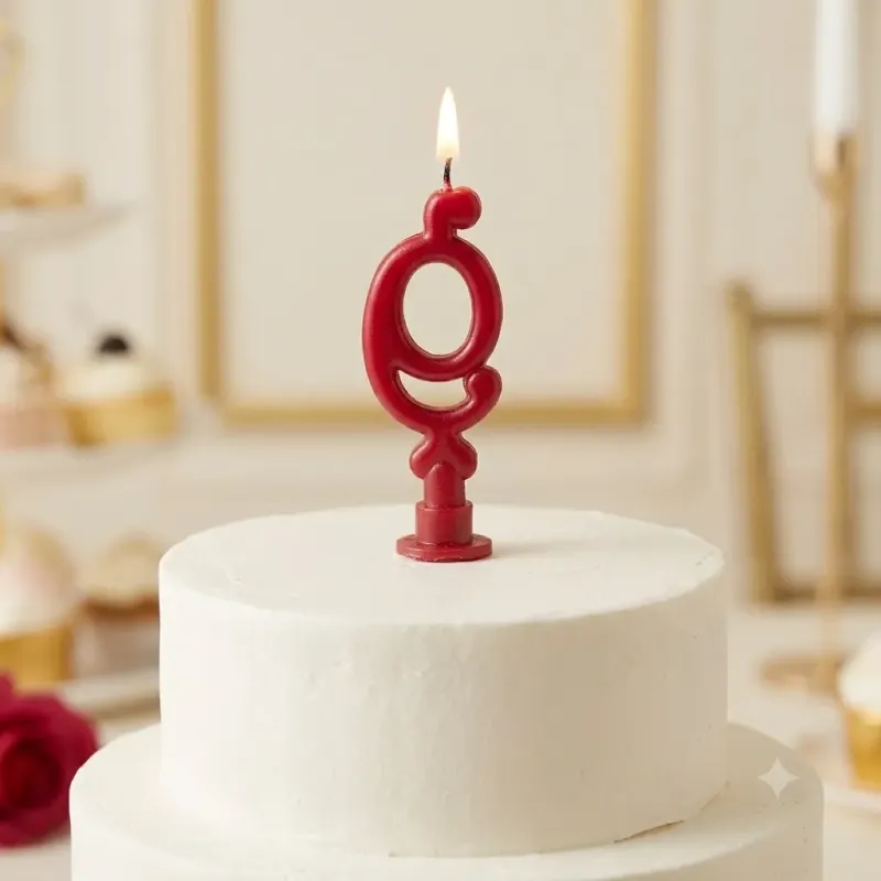 Candele Rosse per Torte Numeri Assortiti per Compleanni Candele Rosse per Torte Numeri Assortiti per Compleanni