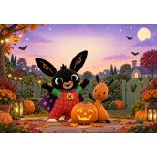 Personalisierbarer Halloween-Tortenaufleger – Bing und Flop