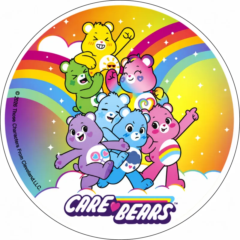 Care Bears edible cake topper Ø14 cm Care Bears edible cake topper Ø14 cm