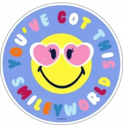 Disque azyme Smiley You've Got This pour gâteau Ø14 cm