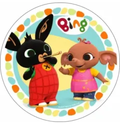 Bing edible cake topper Ø14 cm