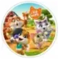 Disque azyme 44 Chats pour gâteau Ø14 cm
