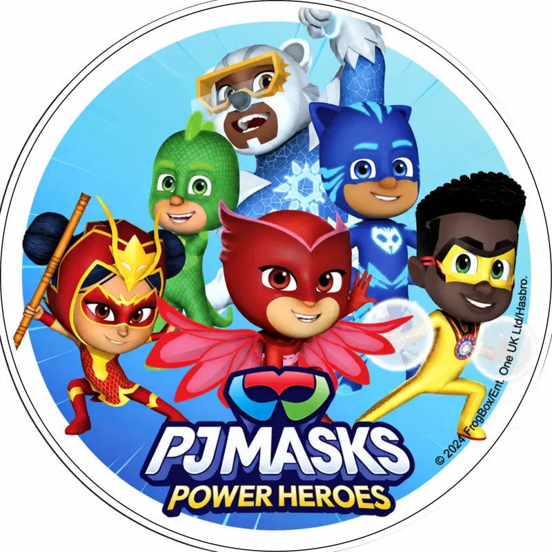 Cialda torta PJ Masks Power Heroes Ø14 cm Cialda torta PJ Masks Power Heroes Ø14 cm