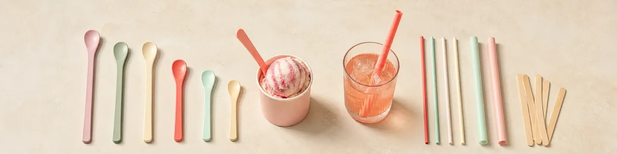Eislöffel und Trinkhalme online | TuttoPasticceria