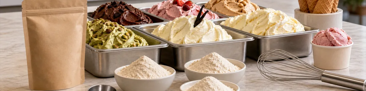 Préparations pour glace en poudre | TuttoPasticceria