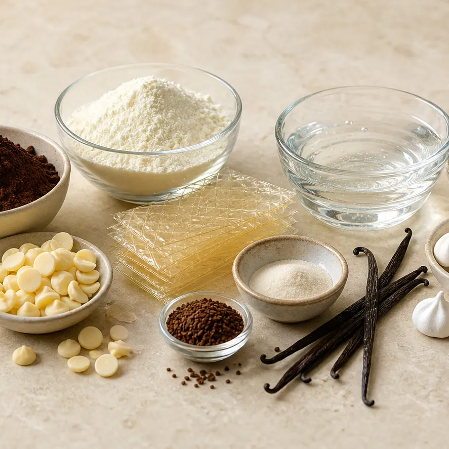 Ingrédients pour Pâtisserie