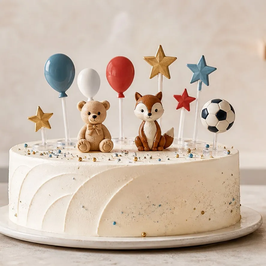Soggetti in plastica per torte
