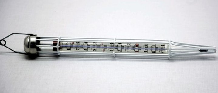 Termometro analogico per zucchero e caramello con custodia