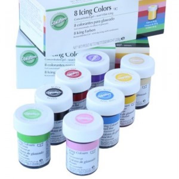 Set di coloranti alimentari in vasetto per decorare dolci