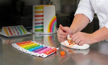 Coloranti alimentari in gel, polvere e spray